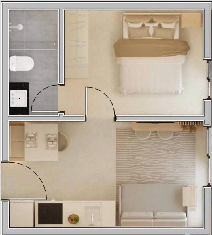 Apartamento 204 — planta humanizada