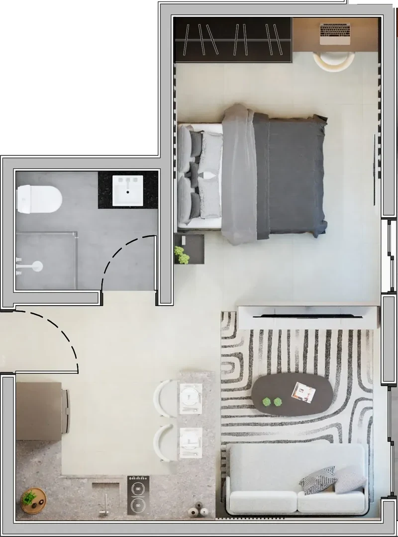Studio 205 — planta humanizada